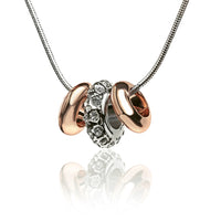 Platinum & Rose Gold Necklace